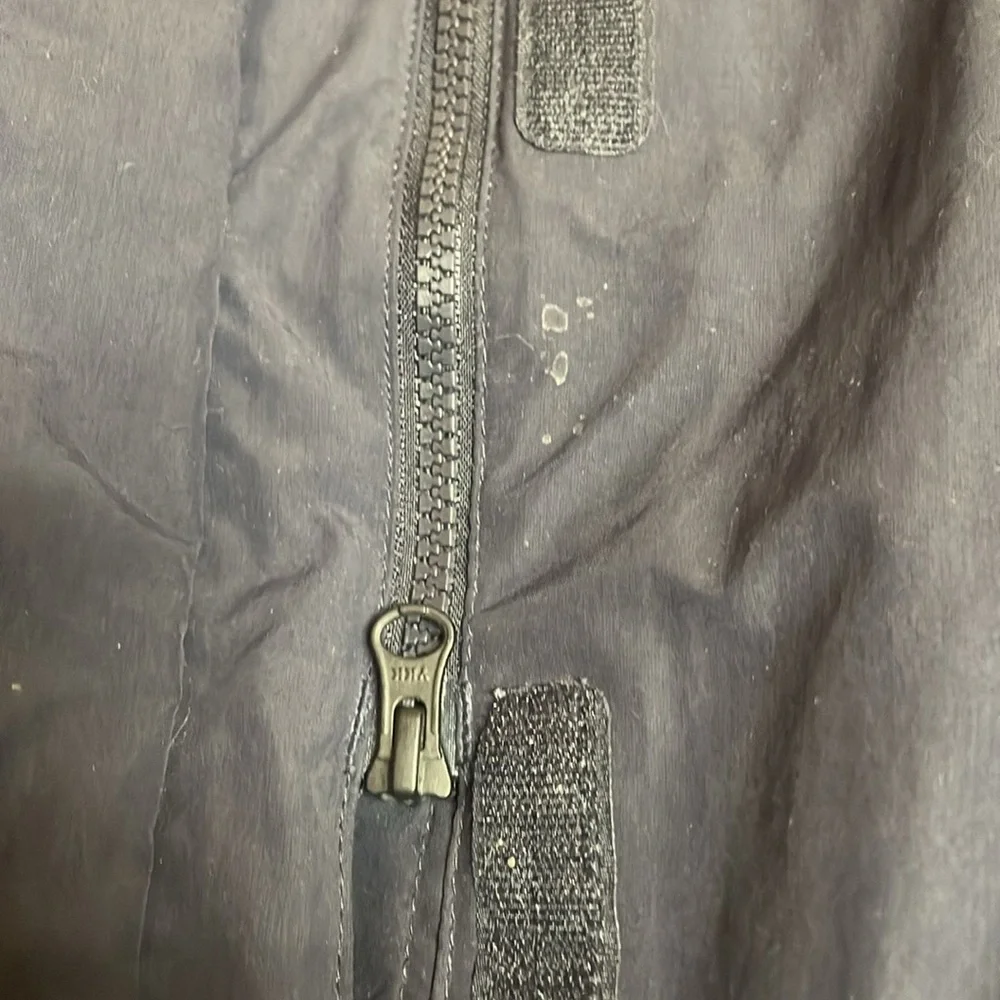 The North Face Dark Blue Jacket with Faux Fur Trim - Picture 2 of 6